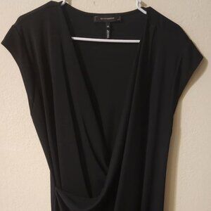 ROBERT RODRIGUEZ Nikki Black Draped Dress Medium M